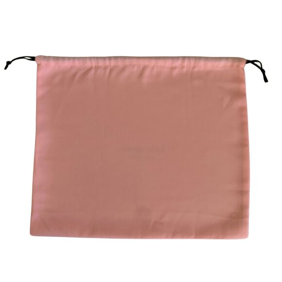 Kate spade Pink Dust Bag with Dark Green Drawstring Small Size - Picture 3 of 3